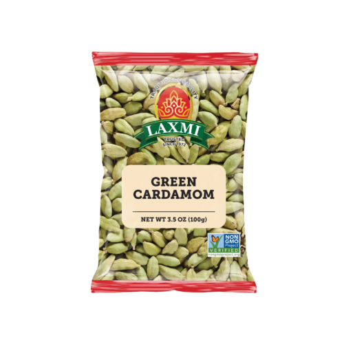 Indian Grocery : Laxmi GREEN CARDAMOM (JUMBO)100 GM