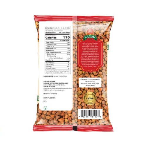 ZOPFO Indian Groceries LAXMI KALA CHANA 2 LB