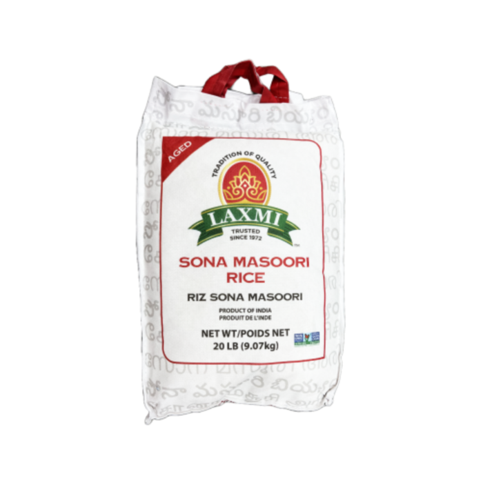 Laxmi Sona Masoori Rice 20 lbs (ZOPFO.COM)