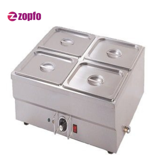 Electric Bain Marie Without Glass – Commercial Stainless Steel Food Warmer