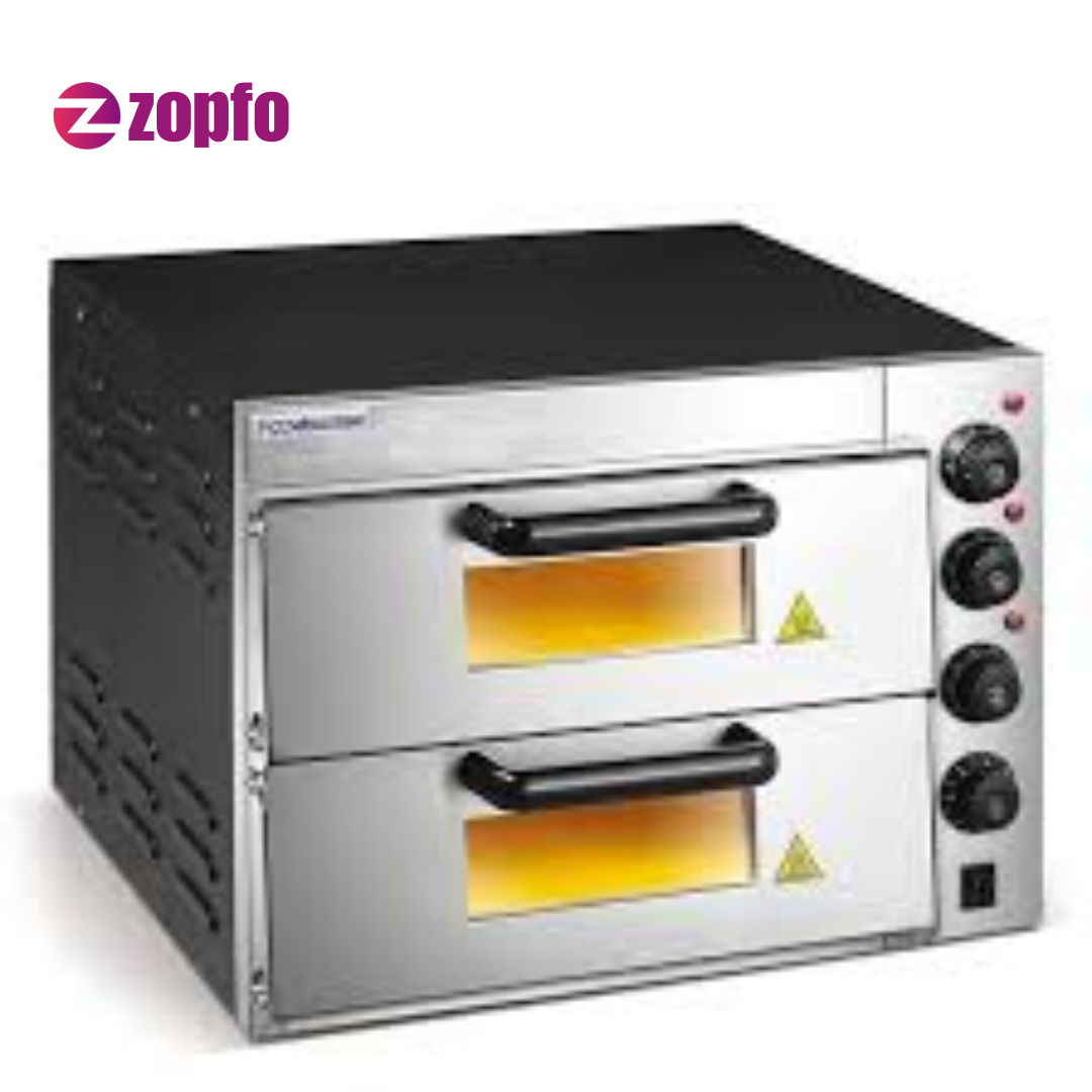 Electric Pizza Oven Double Deck 20×20 – Commercial Pizza Baking Oven - Image 2