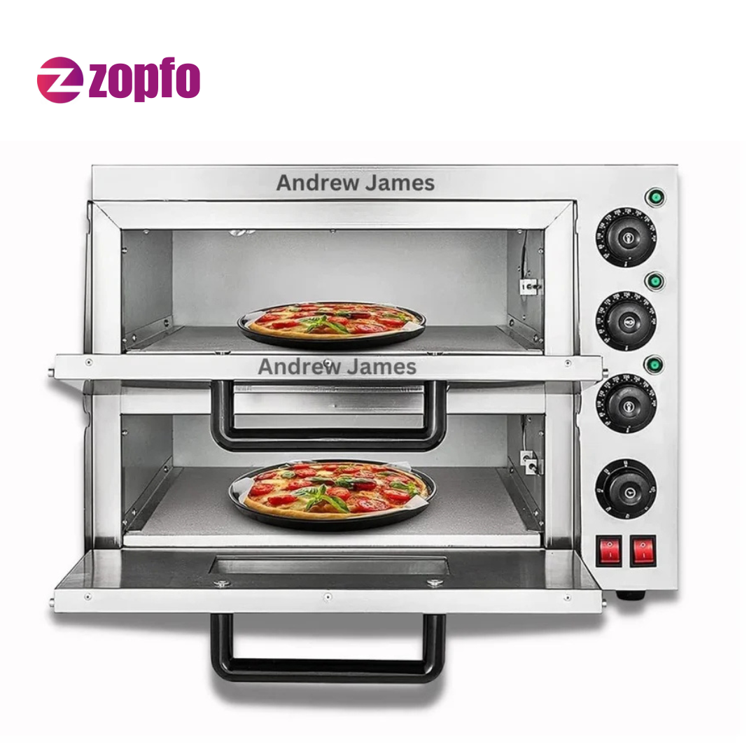 Electric Pizza Oven Double Deck 20×20 – Commercial Pizza Baking Oven - Image 5