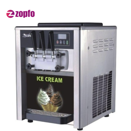 Electric Soft Ice Cream Machine – Standing Commercial Soft Serve Maker