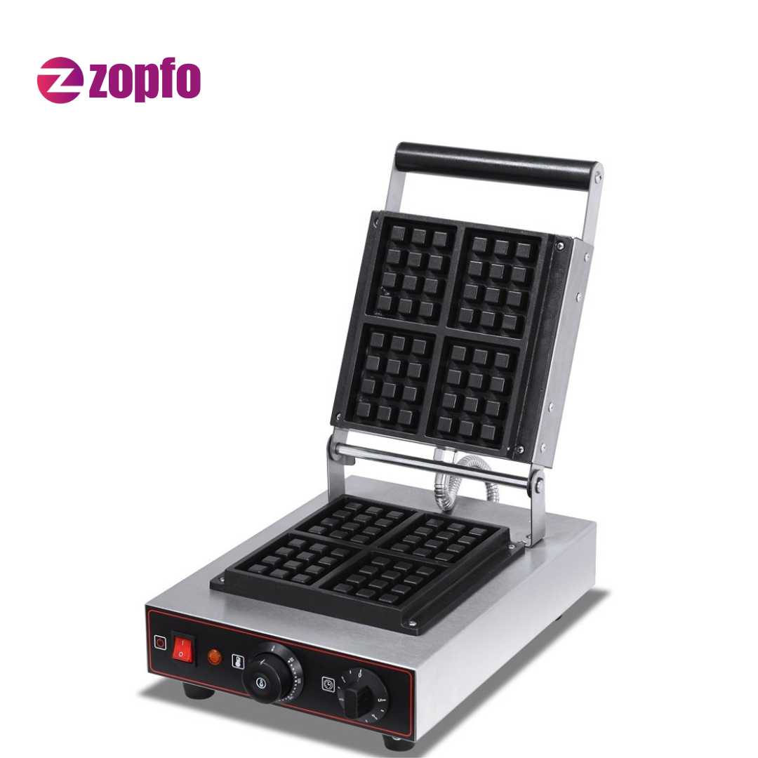 Electric Waffle Maker Square Single – Home & Commercial Use