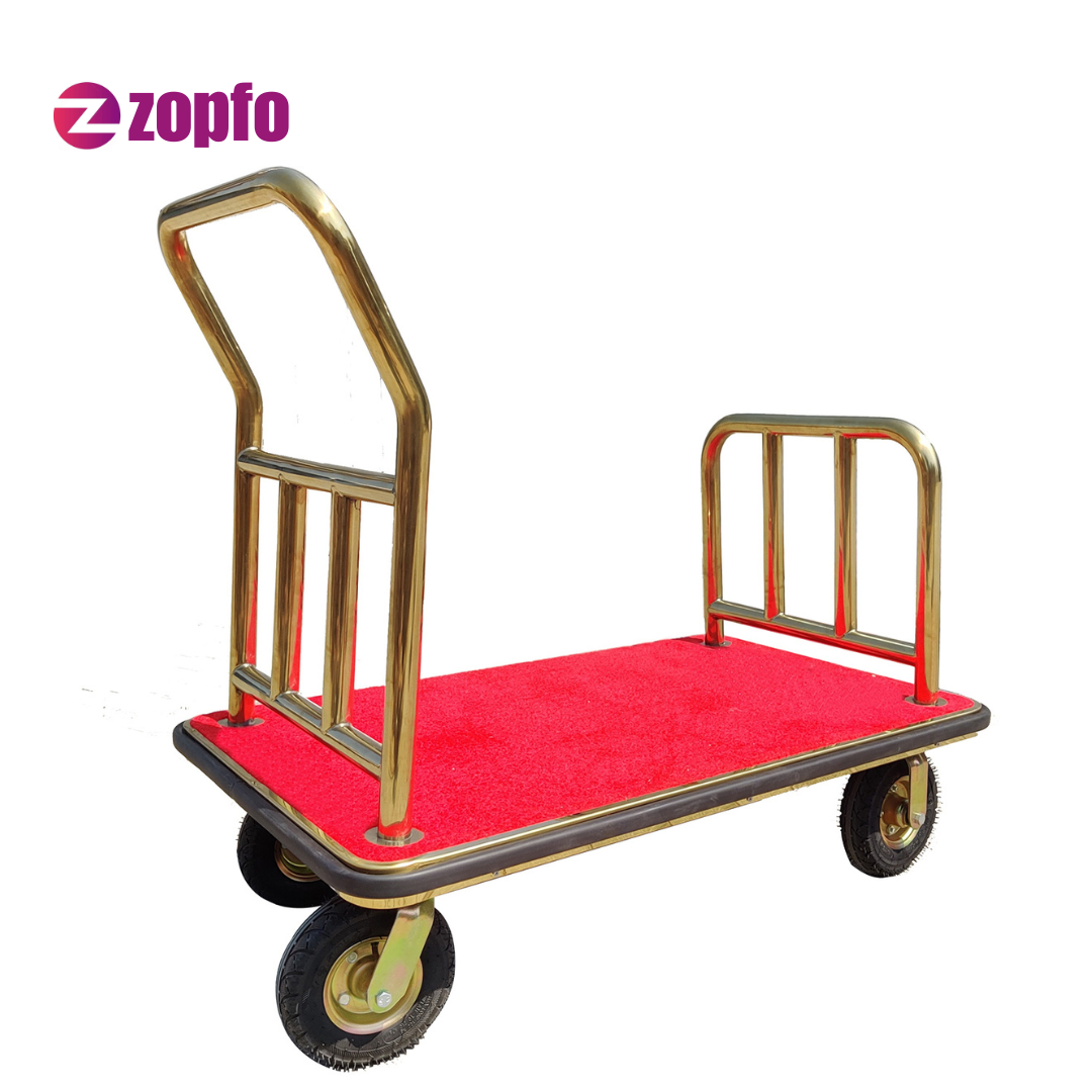 Lobby Luggage Trolley – Hotel Guest Baggage Cart - Image 6