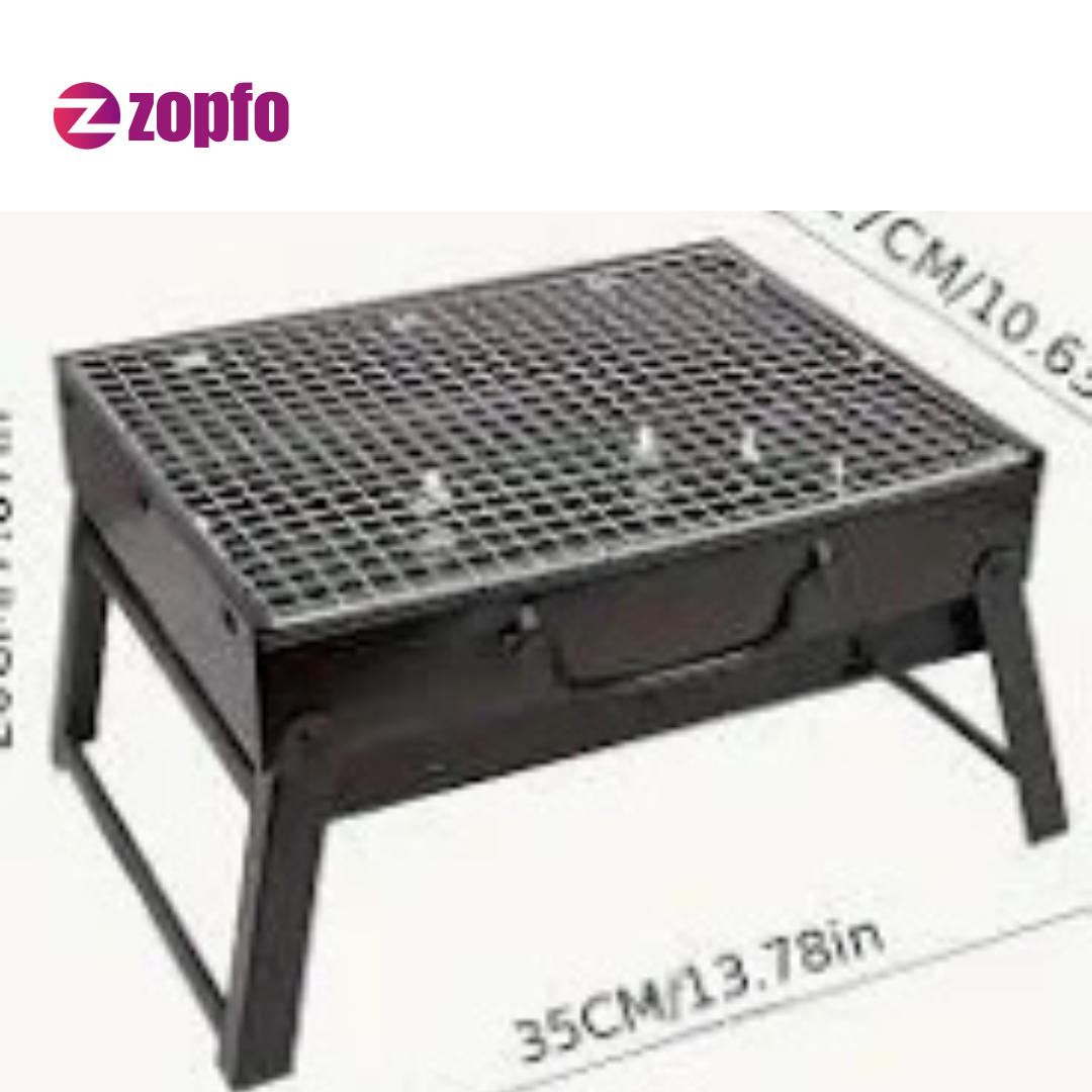 Charcoal Barbeque Grill X Shape – Outdoor BBQ Grill - Image 2