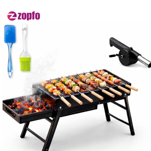 Charcoal Barbeque Grill with Air Blower – Commercial BBQ Grill