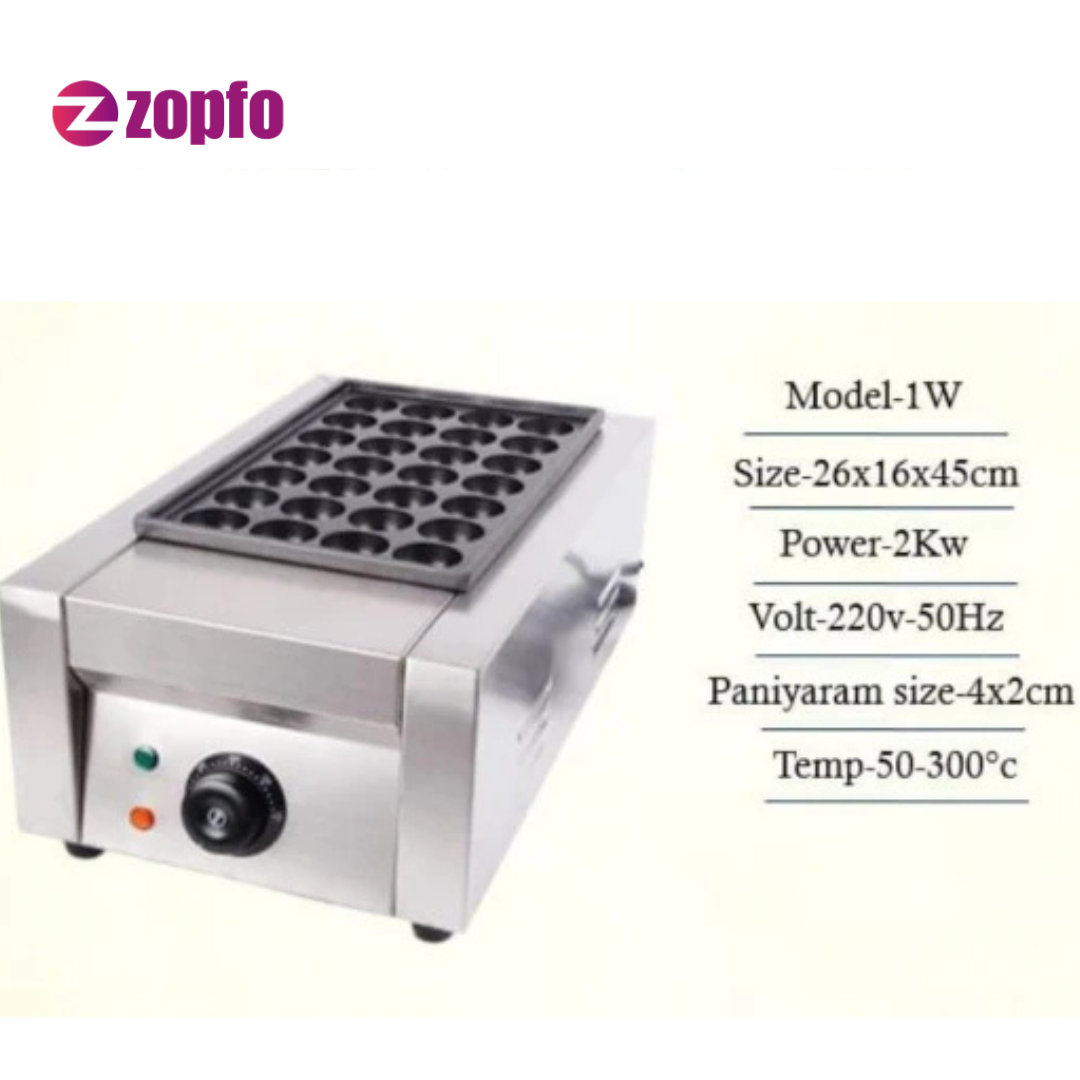 Electric Fish Ball / Paniyaram Maker – Commercial Stainless Steel Snack Maker - Image 2