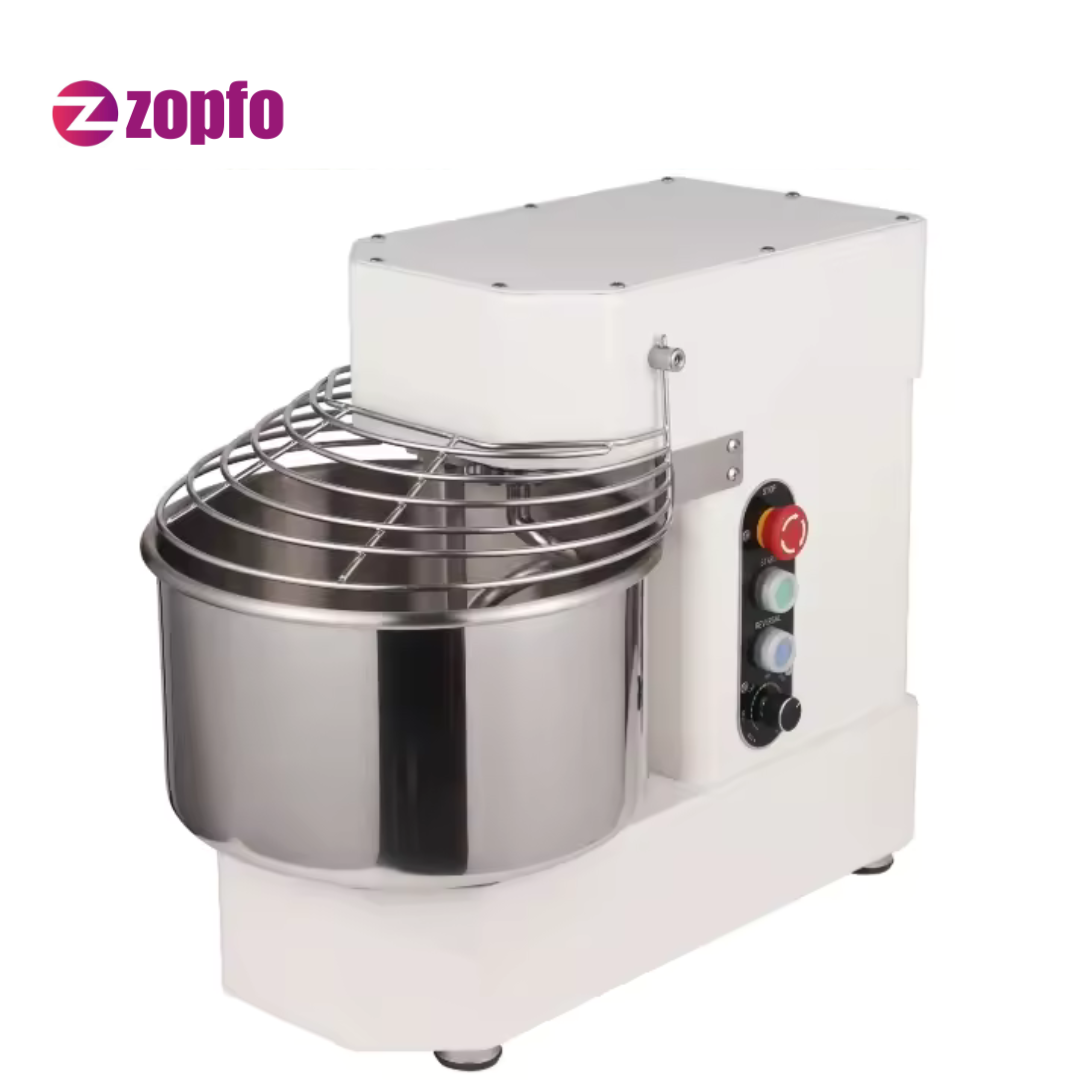 Electric Fiber Spiral Mixer with Timer (Single & Double Speed) – Commercial Dough Mixer