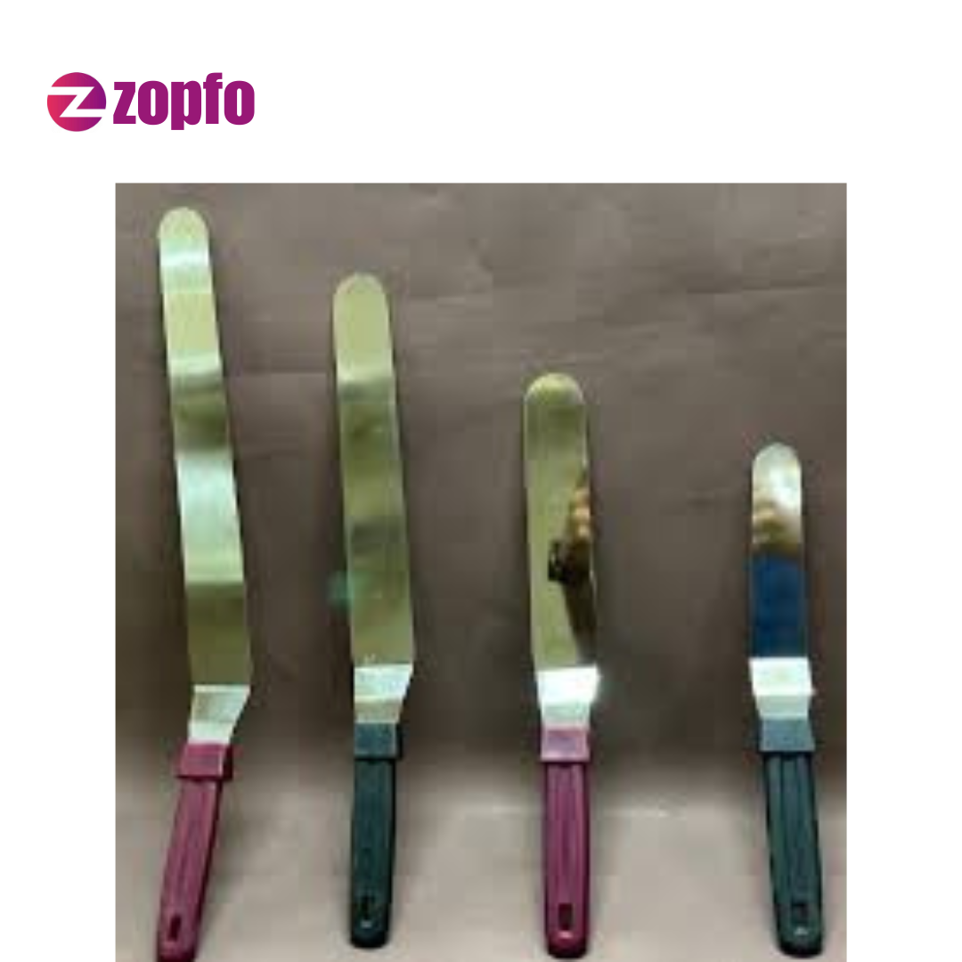 Plastic Handle Palette Knife – Stainless Steel Baking & Icing Tool - Image 5