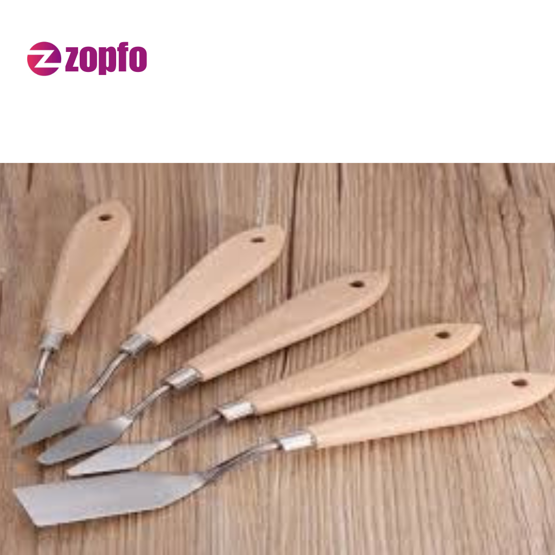 Plastic Handle Palette Knife – Stainless Steel Baking & Icing Tool - Image 2