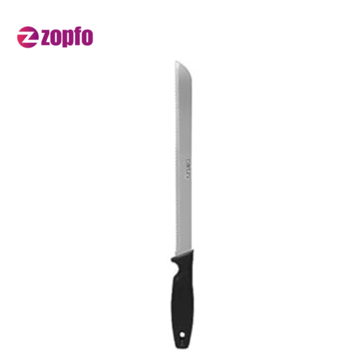 Plastic Handle Slim Bread Knife – Stainless Steel Serrated Knife