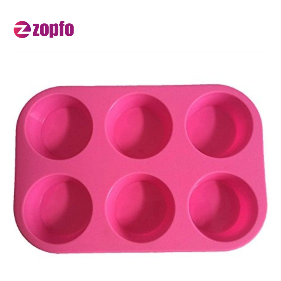Silicon Muffin Mould 6 in 1 – Non-Stick Reusable Baking Tray - Image 6
