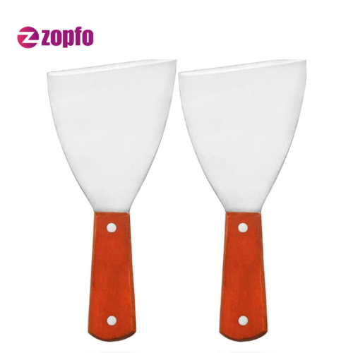 SS & Wooden Handle Ice Cream Scrapper – Stainless Steel Ice Cream Tool